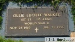 Lieut Ollie Lucille Walker