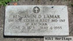 Sgt Benjamin Dennis Lamar