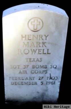 Henry Mark Rowell