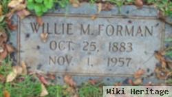 Willie M. Forman