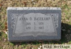 Anna D Hasekamp