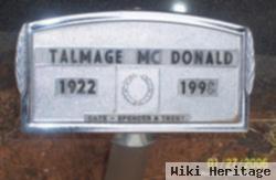 Talmage Mcdonald