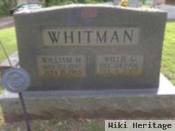 Willie G Whitman