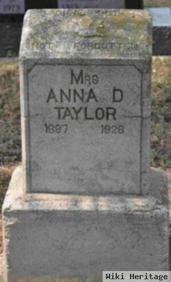 Anna D Taylor