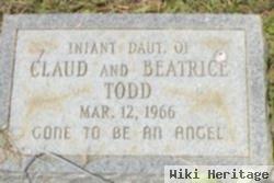 Infant Daughter Todd