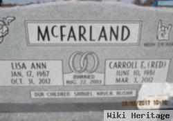 Carroll Eugene "red" Mcfarland