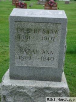 Sarah Ann Shaw