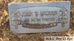 John W Mccrain