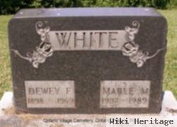 Dewey F White