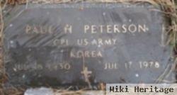 Paul H Peterson