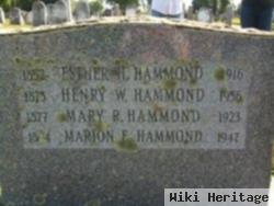 Marion E. Hammond