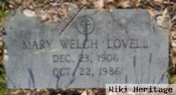 Mary Emma Welch Lovell