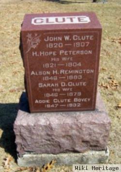 Sarah D. Clute Remington