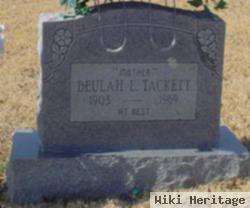 Beulah L. Peerson Tackett