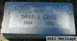 David E "pete" Grow