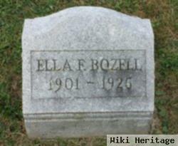 Ella Faye Earnest Bozell