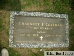 Chauncey E Coleman