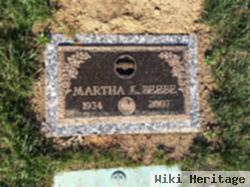 Martha K Beebe