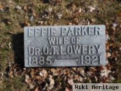 Effie Mae Parker Lowery
