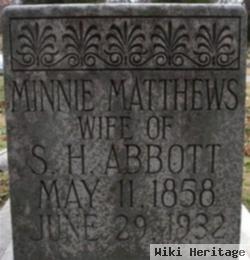 Minnie Mathews Abbott