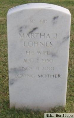 Martha J Lohnes