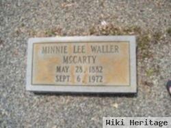 Minnie Lee Waller Mccarty