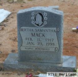Bertha Samantha Mack