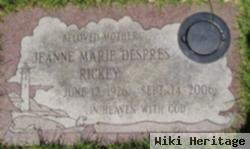 Jeanne Marie Despres Rickey