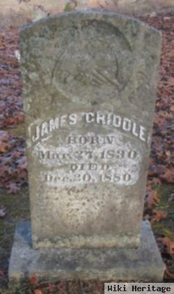 James Criddle