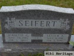 Jeanette G Strickler Seifert