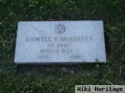 Lowell Francis Mckelvey