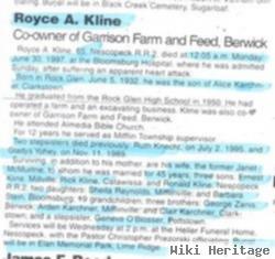 Royce A Kline