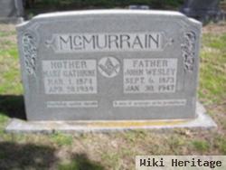 John Wesley Mcmurrain, Sr