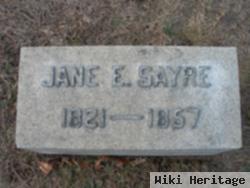 Jane E Sayre