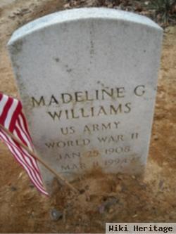 Madeline G Williams