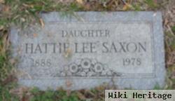 Hattie Lee Saxon