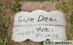 Gayle Dean Snyder