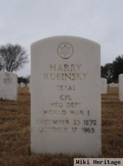 Harry Rubinsky