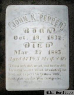 Dr John Kerr Pepper, Ii