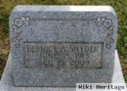 Bernice A Snyder