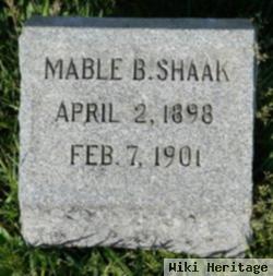 Mable B Shaak