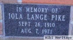 Iola Alice Lange Pike