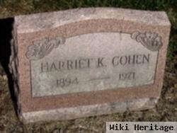 Harriet K Freitag Cohen