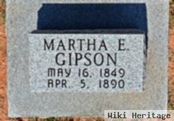 Martha Elizabeth "mattie" Gipson Gipson