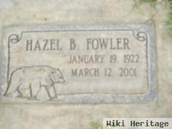 Hazel B. Butler Fowler