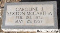 Caroline J Sexton Mccartha