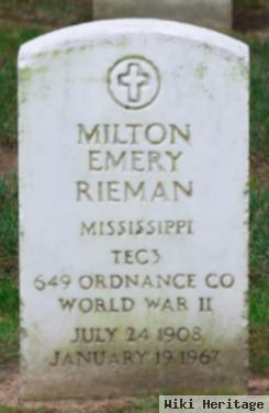 Milton Emery Rieman