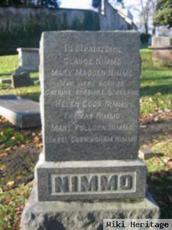 Mary C Nimmo