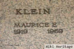 Maurice Eugene Klein