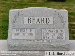 Leonard W Beard